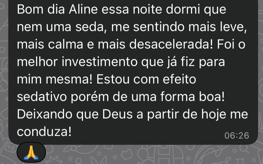 Depoimento de participante da Tenda 6